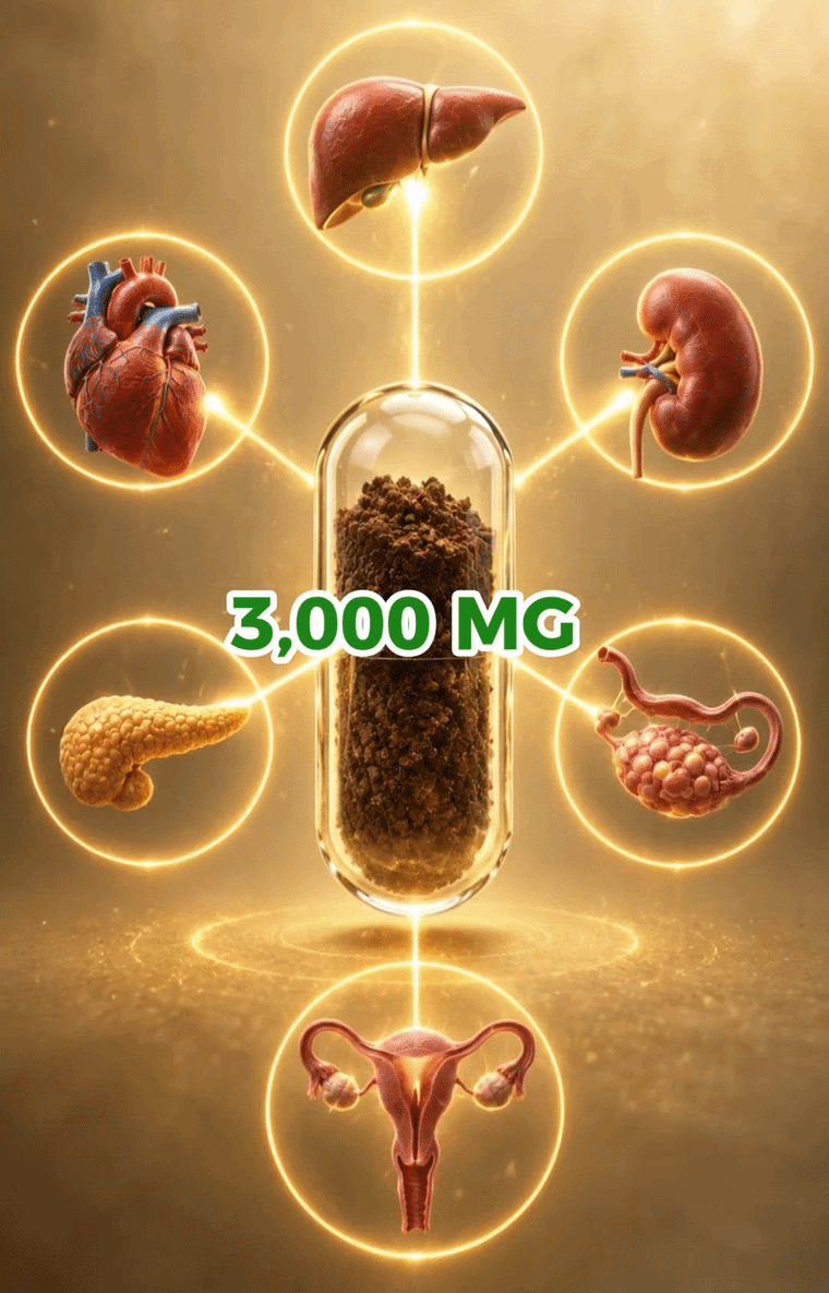 Six grass-fed organs, 3,000mg per serving