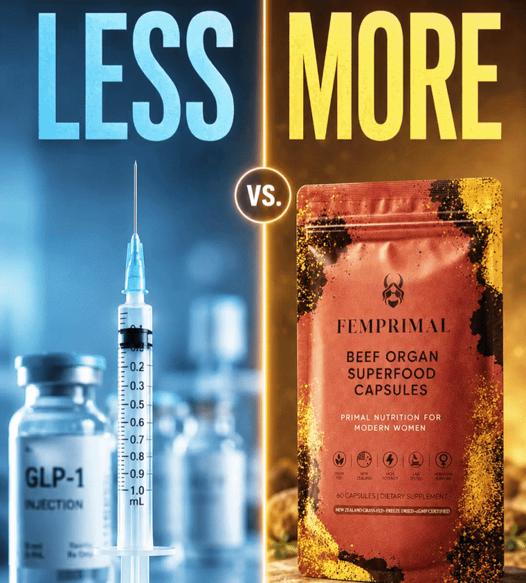 GLP-1 vs FEMPRIMAL — less vs more