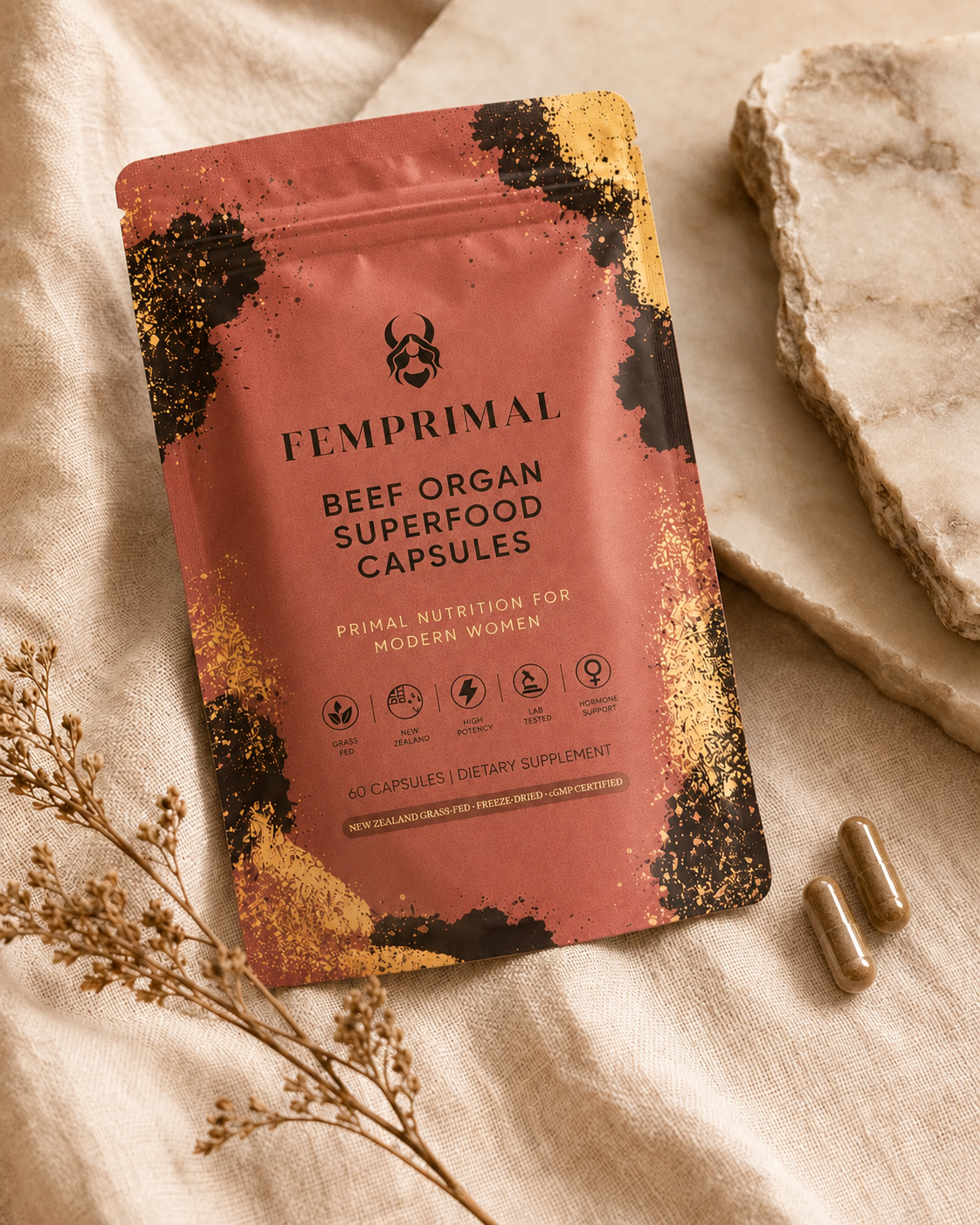 FEMPRIMAL Beef Organ Superfood Capsules